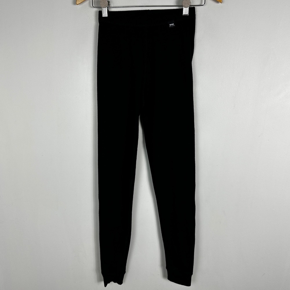 Helly Hansen Black Prowool Fly Thermal Underwear Base Layer Pant Womens Sz Small